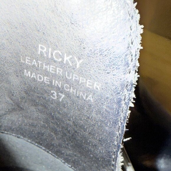 Ash Ricky Lug Sole leather Platform Wedge Booties - Size EU37 - NWOT - Picture 13 of 16